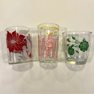 Vintage Collectible Drinking Glasses